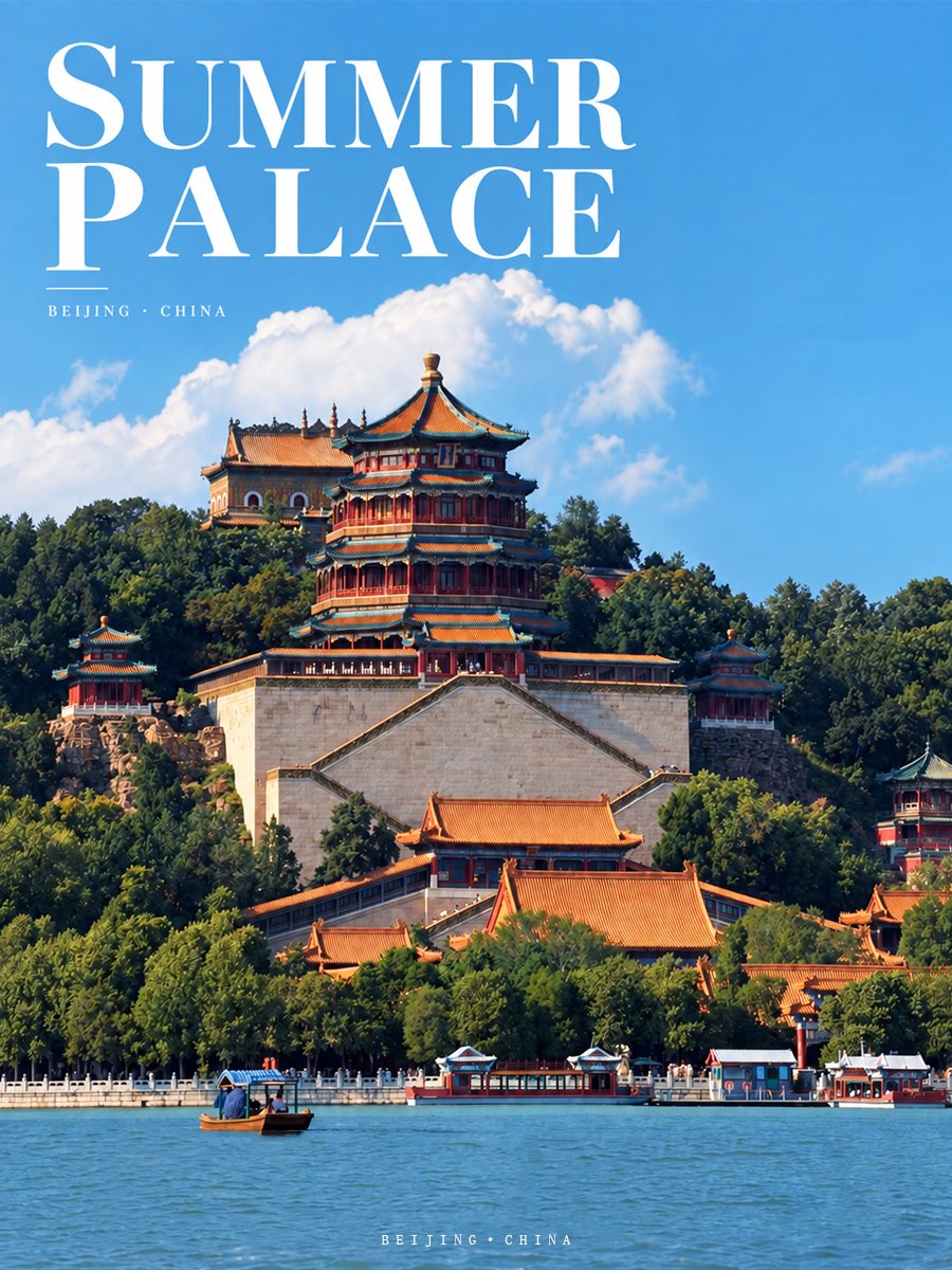 Summer Palace travel poster