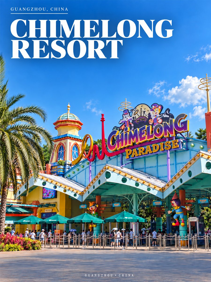 Chimelong Resort travel poster