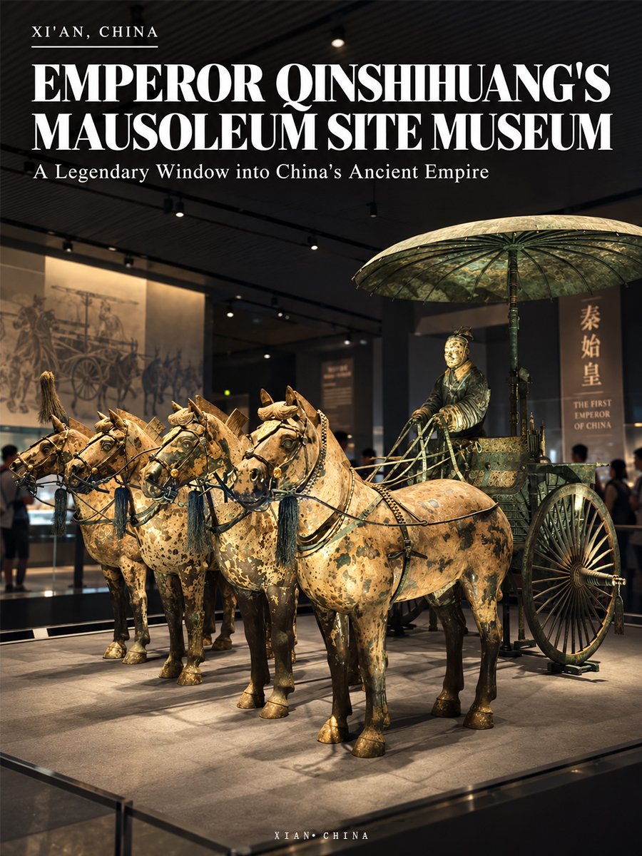 Emperor Qinshihuang'S Mausoleum Site Museum travel poster