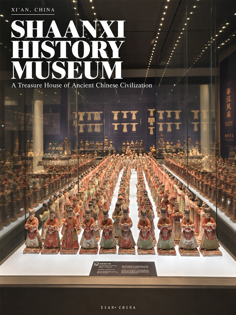 Shaanxi History Museum travel poster