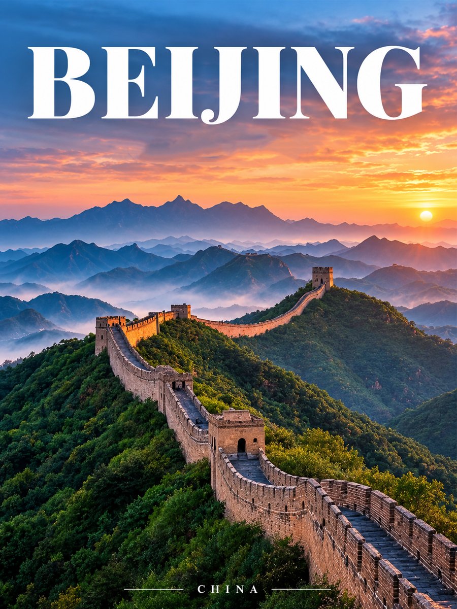 Beijing destination poster