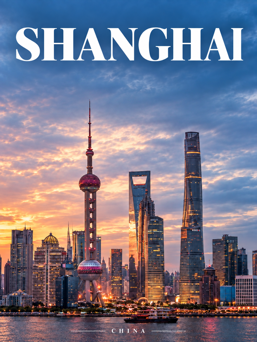 Shanghai destination poster